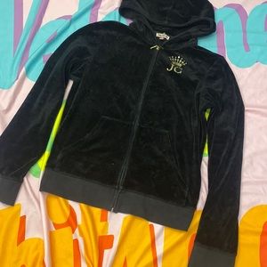 Juicy Couture zip up sweater y2k velour